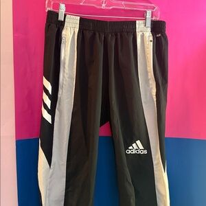 Adidas Adizero Marathon Primeblue Running Pants Black White Men’s Medium